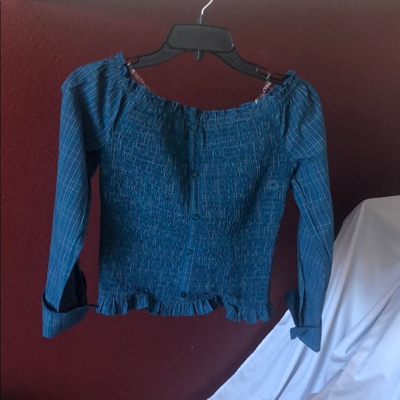 American Eagle Outfitters Tops - Aeropostale, blue medium long sleeve shirt